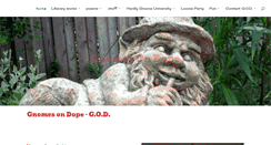 Desktop Screenshot of gnomesondope.com